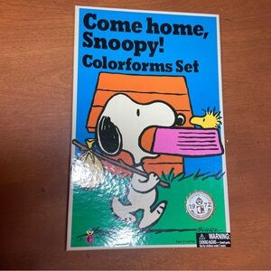 Peanuts Come Home Snoopy! Colorforms 1972 Classic Throwback  2016 Reproduction